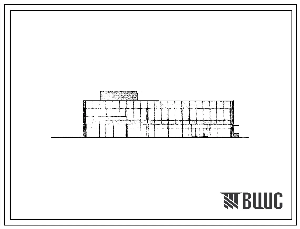 Типовой проект 274-12-11 Промтоварный магазин на 75 рабочих мест с вариантами технологических планировок: 1)товары для детей; 2)одежда; 3)одежда, обувь, предметы туалета. Для строительства во 2 и 3 строительно-климатических зонах.