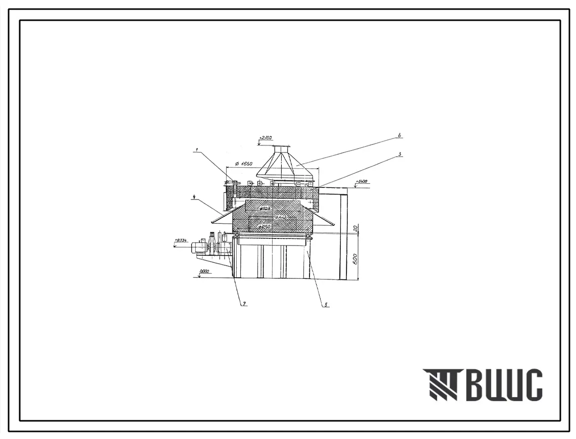Проект 10957 Печь камерная нагревательная площадью пода 1 м², на газе