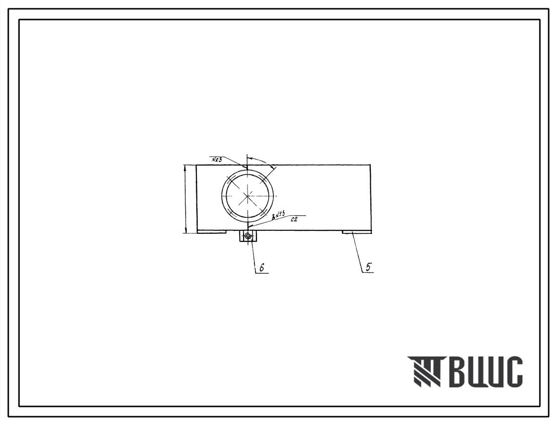 Шифр С100.1.100.000 Гидробак сварной С100.1.100.000