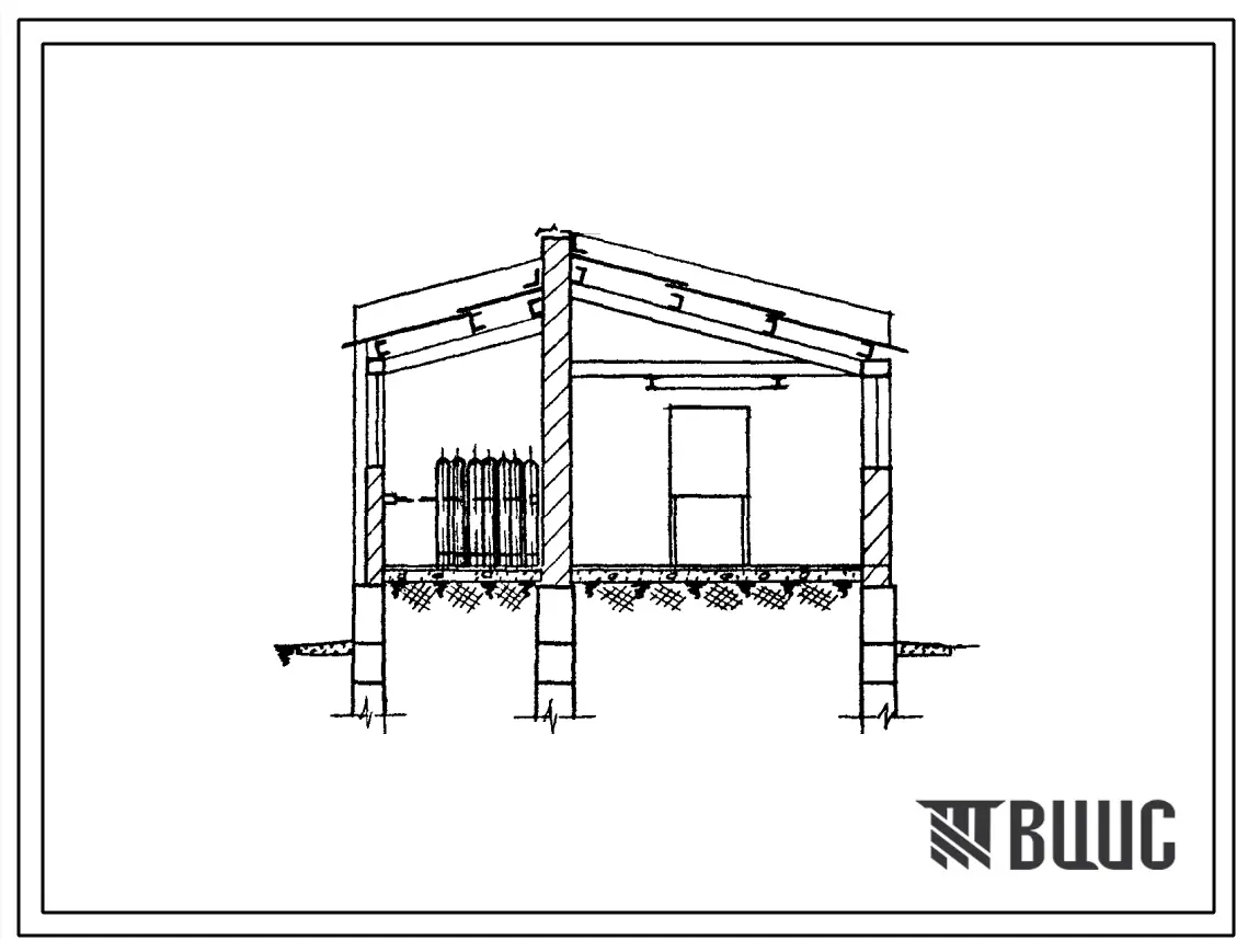 Типовой проект 405-4-20 Кислородно-ацетиленовая распределительная установка производительностью 15 м?/час.