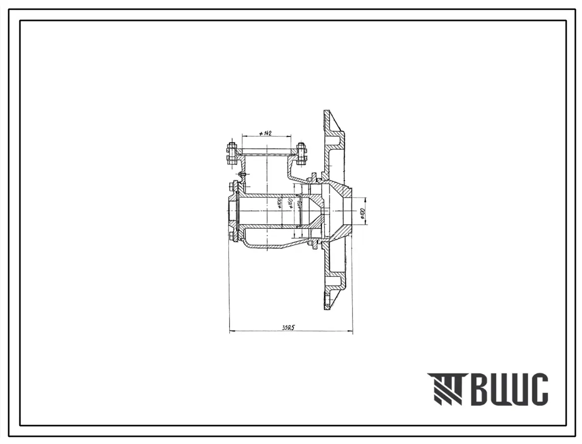 Проект Н6055 Горелка дутьевая унифицированная вихревая для низкокалорийных газов , среднефакельная , производительностью 0,63 Гкал/ч ГДУВ-0,63-Н2
