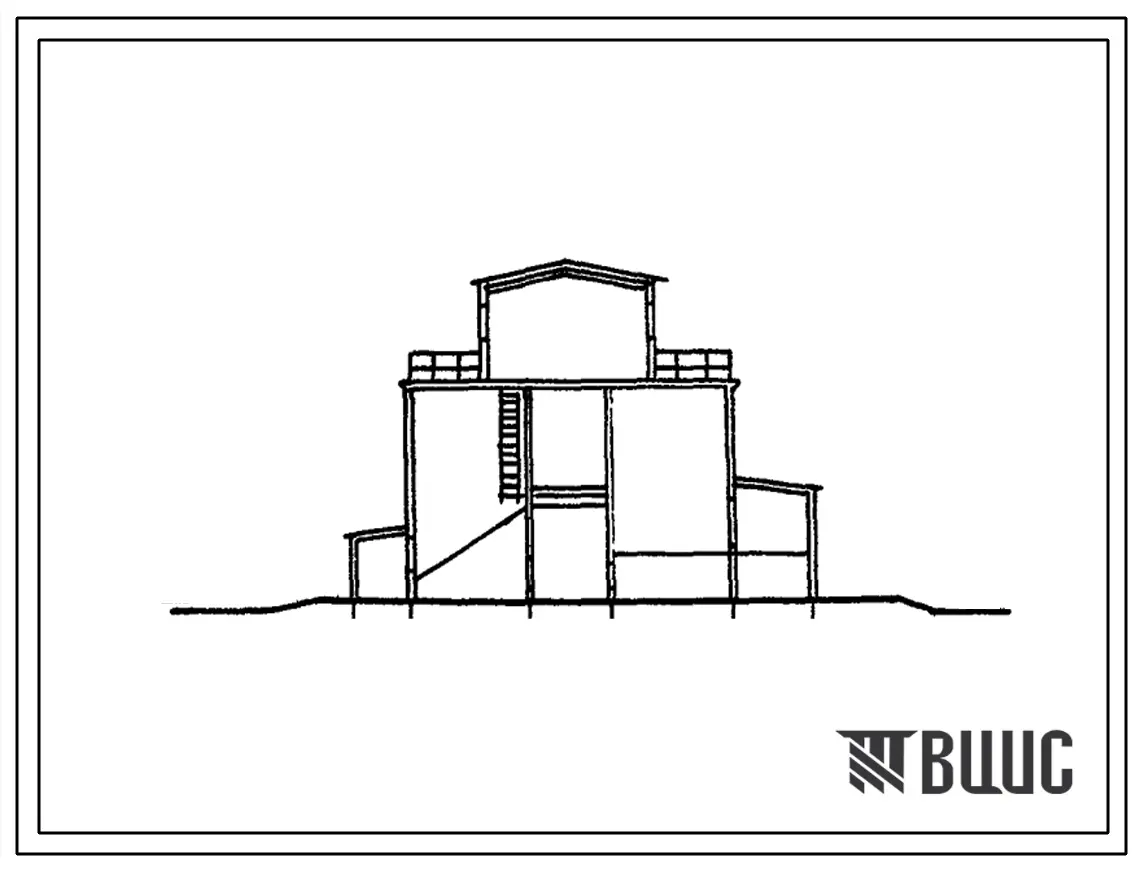 Типовой проект 812-9-5 Камерная сушилка на 18 камер с молотильным отделением. Завод по обработке и хранению семян кукурузы мощностью 500 т в сезон