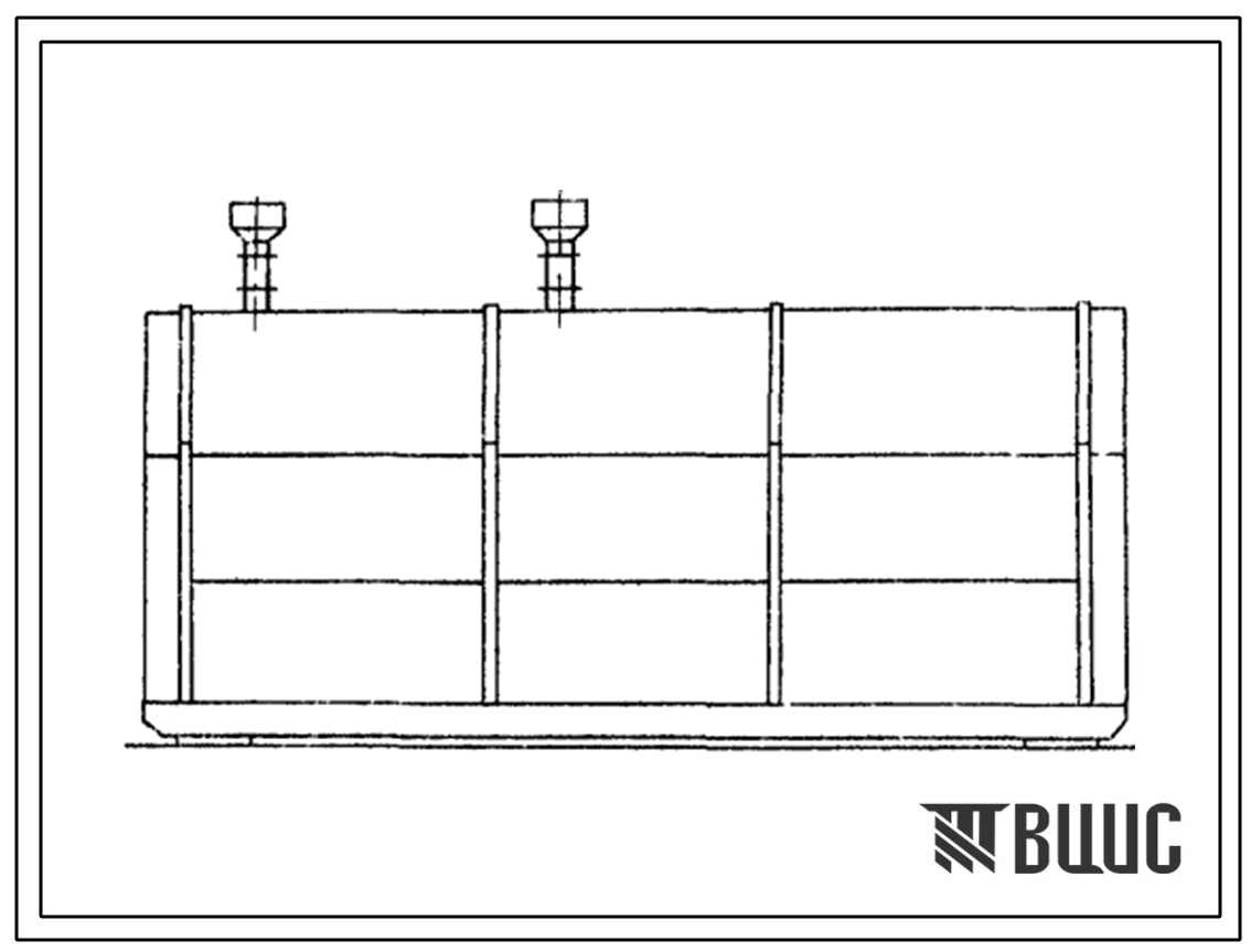 Типовой проект 402-2-58 Комплектно-блочные сооружения вспомогательного назначения для компрессорных станций магистральных газопроводов. Блок-бокс арматуры. Тип VII.