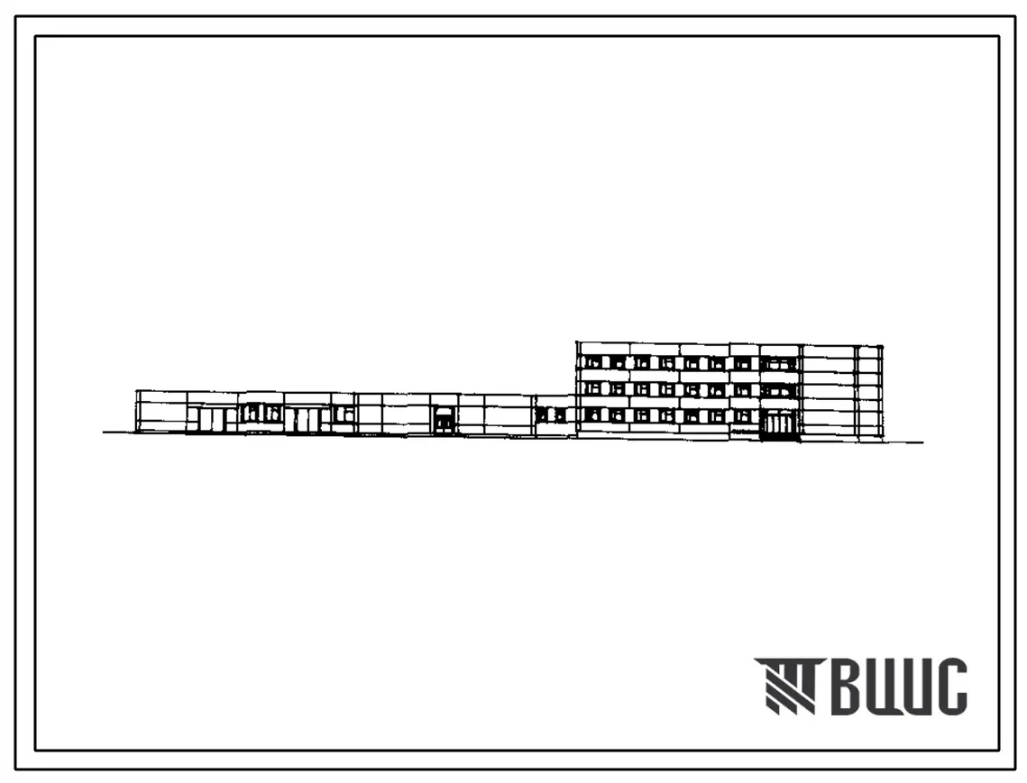 Типовой проект 232-1-139.86 Универсальный корпус на 360 учащихся для ПТУ (на примере подготовки водителей автотранспортных средств) в конструкциях серии 1.020-1/83