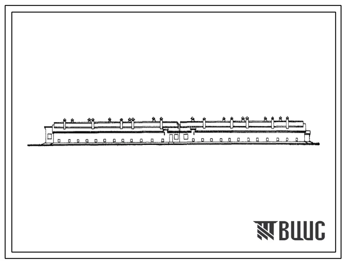 Типовой проект 805-243 Реконструкция птичника на 8 тыс. кур промстада (построенного по т.п. 805-84) под птичник для клеточного содержания 27 тыс. кур-несушек с оборудованием ГДР типа R-21. В двух вариантах: 1вариант с железобетонными конструкциями; 2 вари