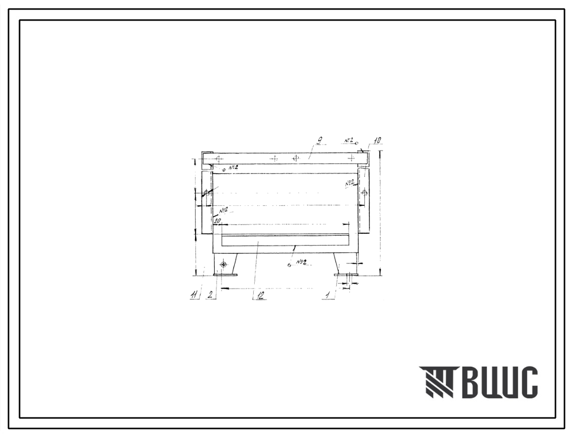Шифр С160-77223.100.000 Гидробак сварной С160-77223.100.000