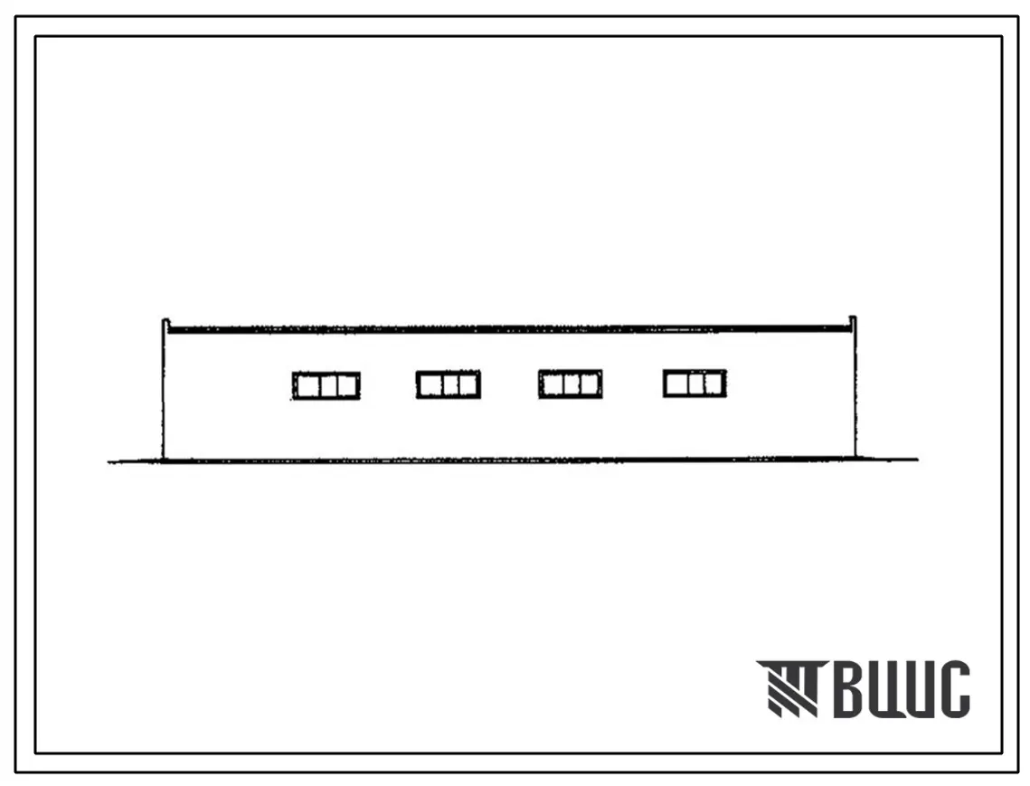 Типовой проект 503-3-37.95 Здание механизированной мойки для грузовых автомобилей на одну линию