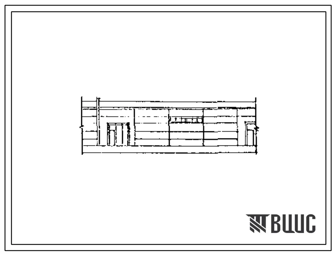 Типовой проект 709-9-065.87 Универсальная секция склада вспомогательных материалов площадью 1000 м2, шириной 36 м (неотапливаемая)