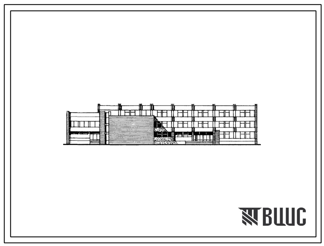 Типовой проект 222-1-235 Средняя общеобразовательная школа на 30 классов (1176 учащихся)
