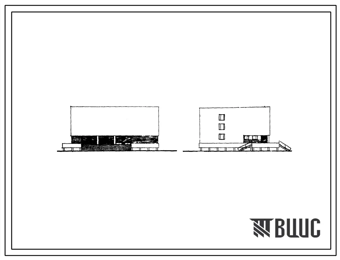 Типовой проект 264-13-16м Широкоэкранный кинотеатр на 400 мест со стенами из кирпича. Для строительства в 1 строительно-климатической зоне, в районах вечномерзлых грунтов.