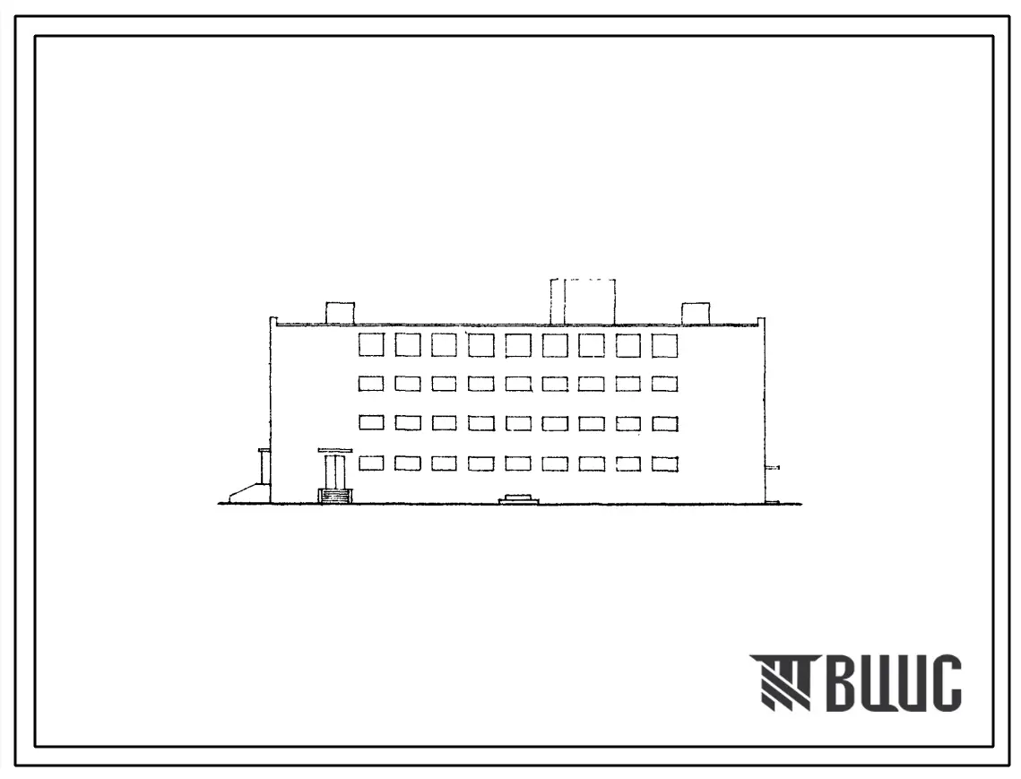 Типовой проект 709-14 Аптечный склад с товарооборотом 4 млн.рублей в год (со стенами из кирпича). Стены самонесущие кирпичные.