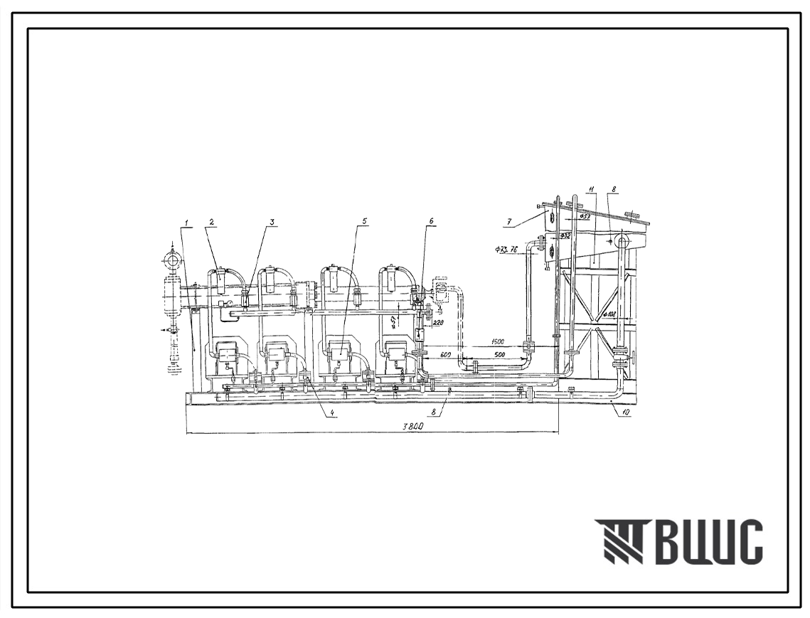 Шифр УНГ20/20 ПС Гидропривод насосной установки УНГ20/20