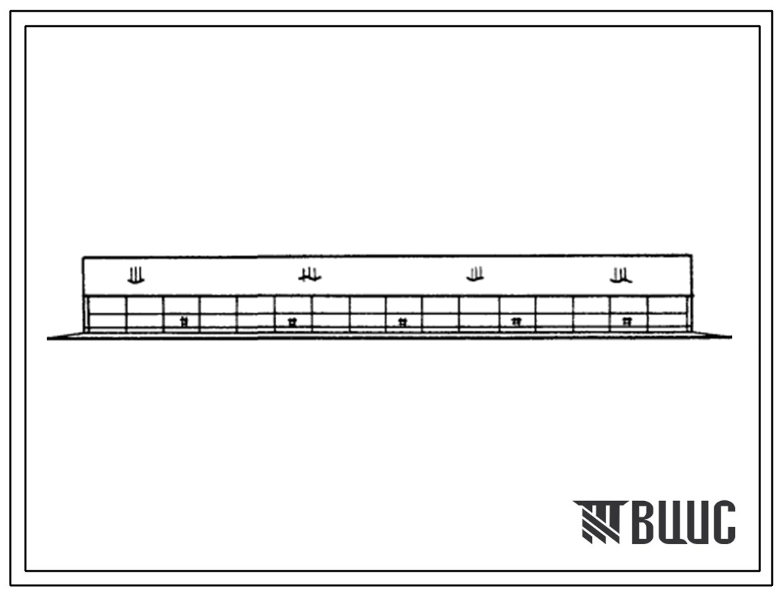 Типовой проект 805-2-43.84 Птичник на 2560 голов селекционного стада кур в клеточных батареях БКС-2.