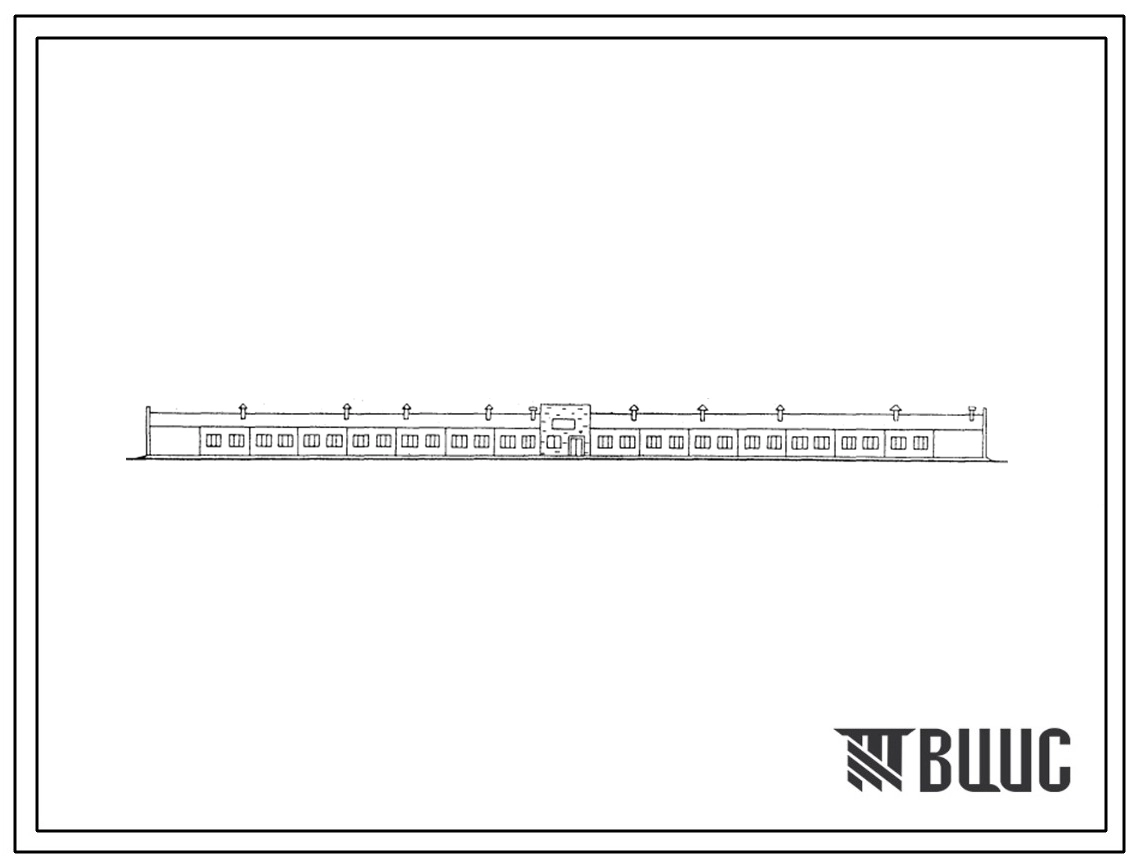 Типовой проект 802-4-9с.83 Свинарник для поросят-отъемышей на 800 мест. Для строительства в подрайонах сейсмичностью 7,8 и 9 баллов.