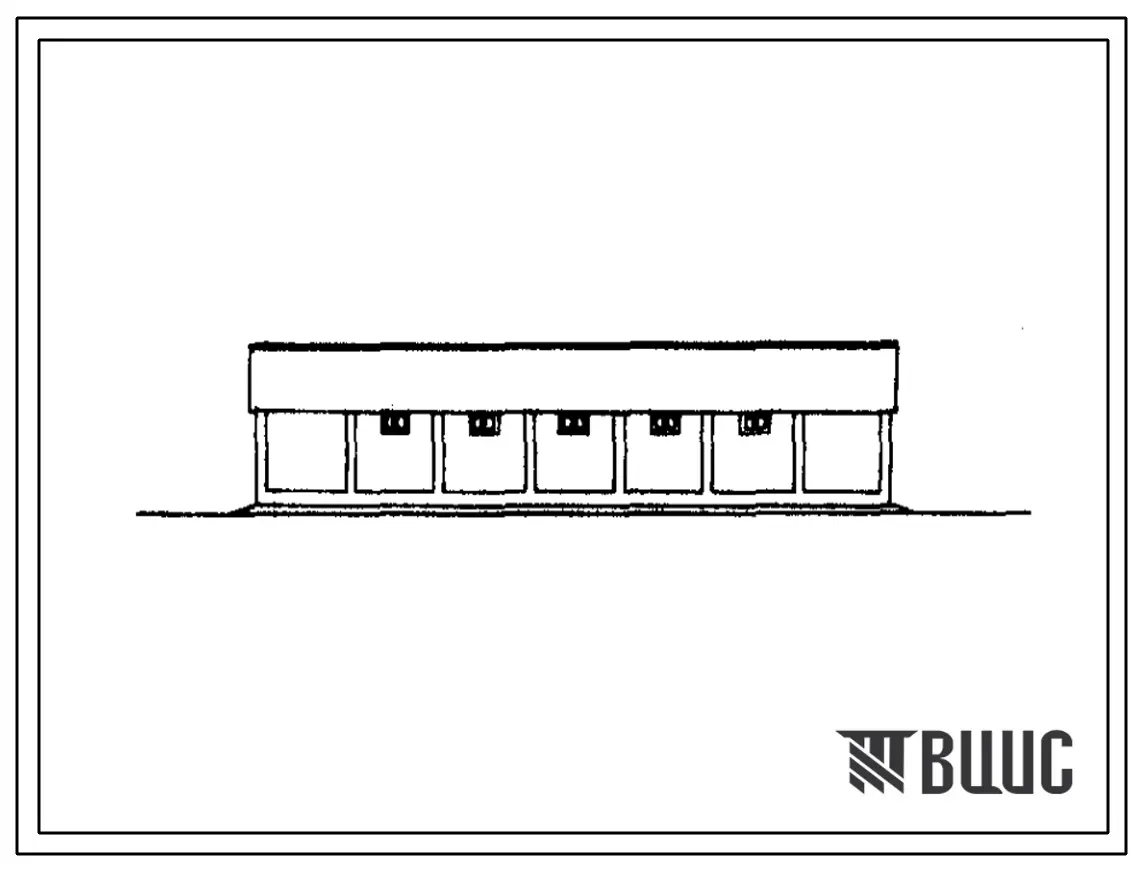 Типовой проект 813-56 Расходный склад фуражного зерна на 150 т. Для строительства в районах с расчетной наружной температурой -4 и -8 0С.