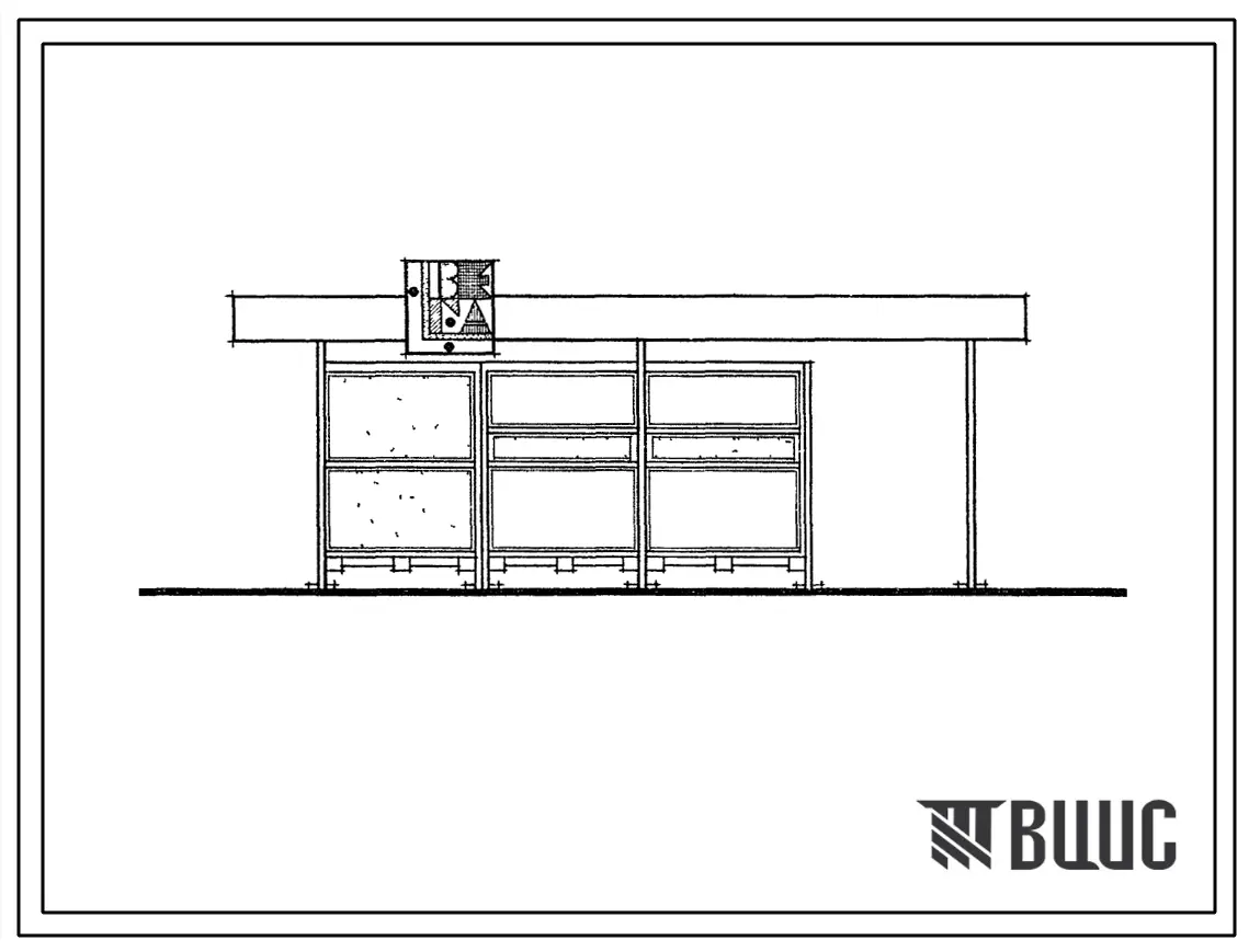 Типовой проект 310-1-17 Киоски (киоск «Игрушки»)и павильоны торгово-бытового обслуживания из сборных конструкций заводского изготовления.