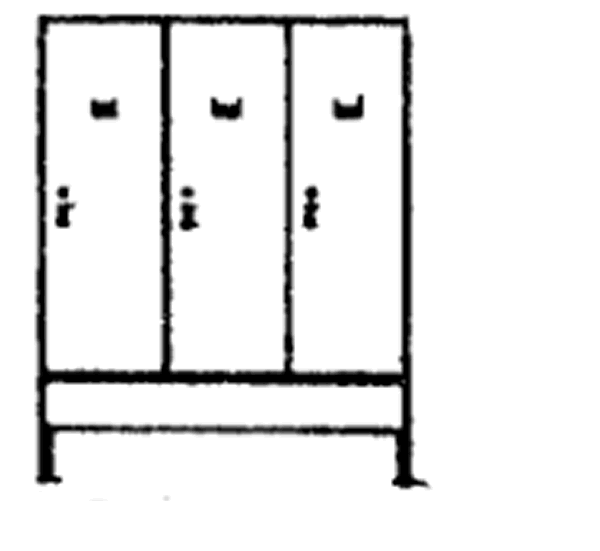 Серия 1.479.5-1 Шкафы деревянные для хранения одежды в санитарно-бытовых помещениях промышленных предприятий