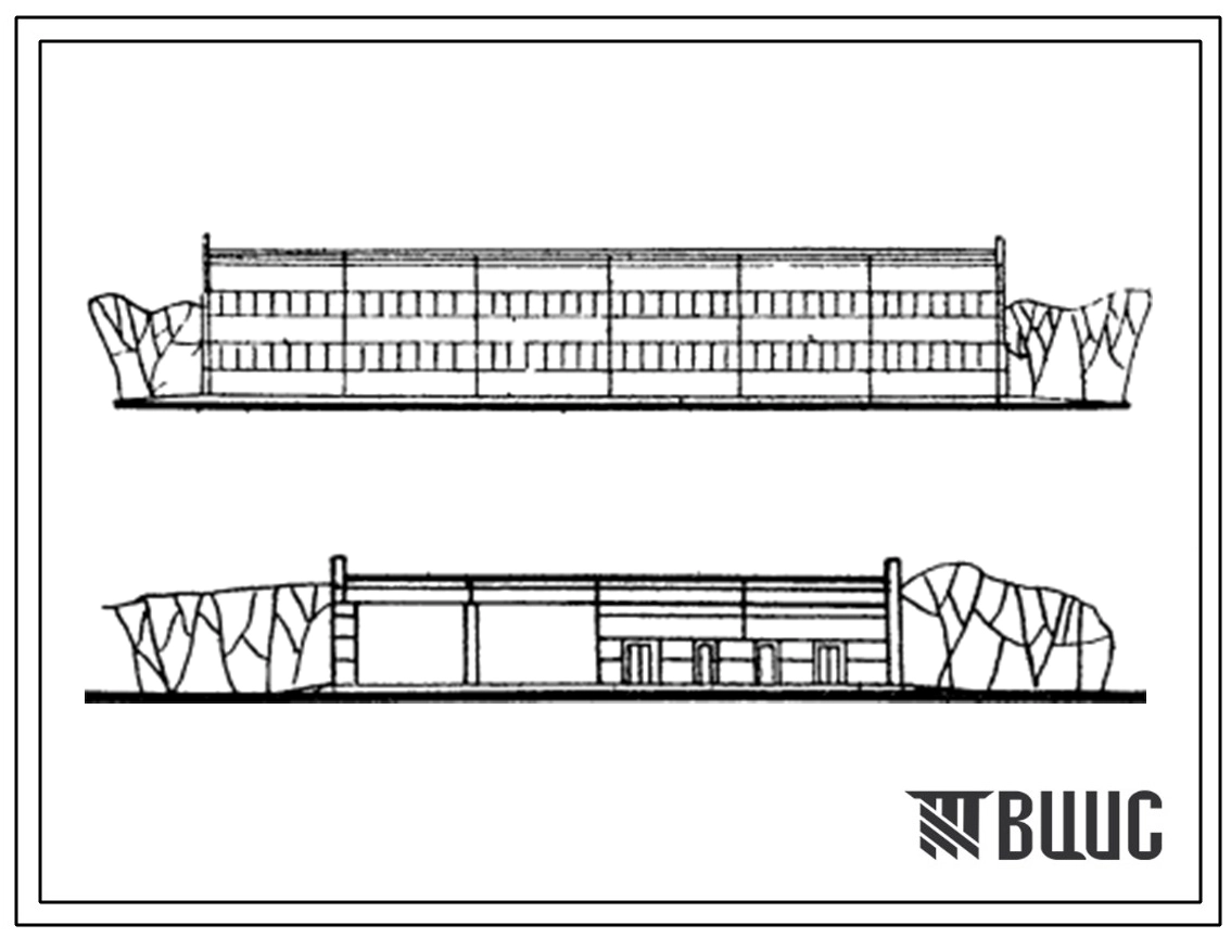 Типовой проект 416-7-21 Ремонтно-производственная база электросетей. Тип V (с объемом от 1000 до 4000 условных единиц).