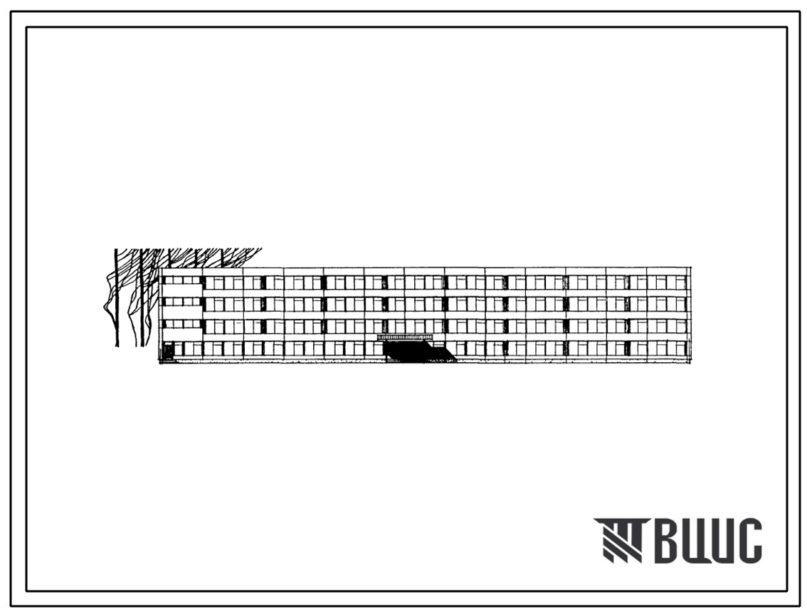 Типовой проект 222-1-29 Универсальное здание общеобразовательной школы на 24 классных помещения. Для строительства во II и III строительно-климатических зонах.