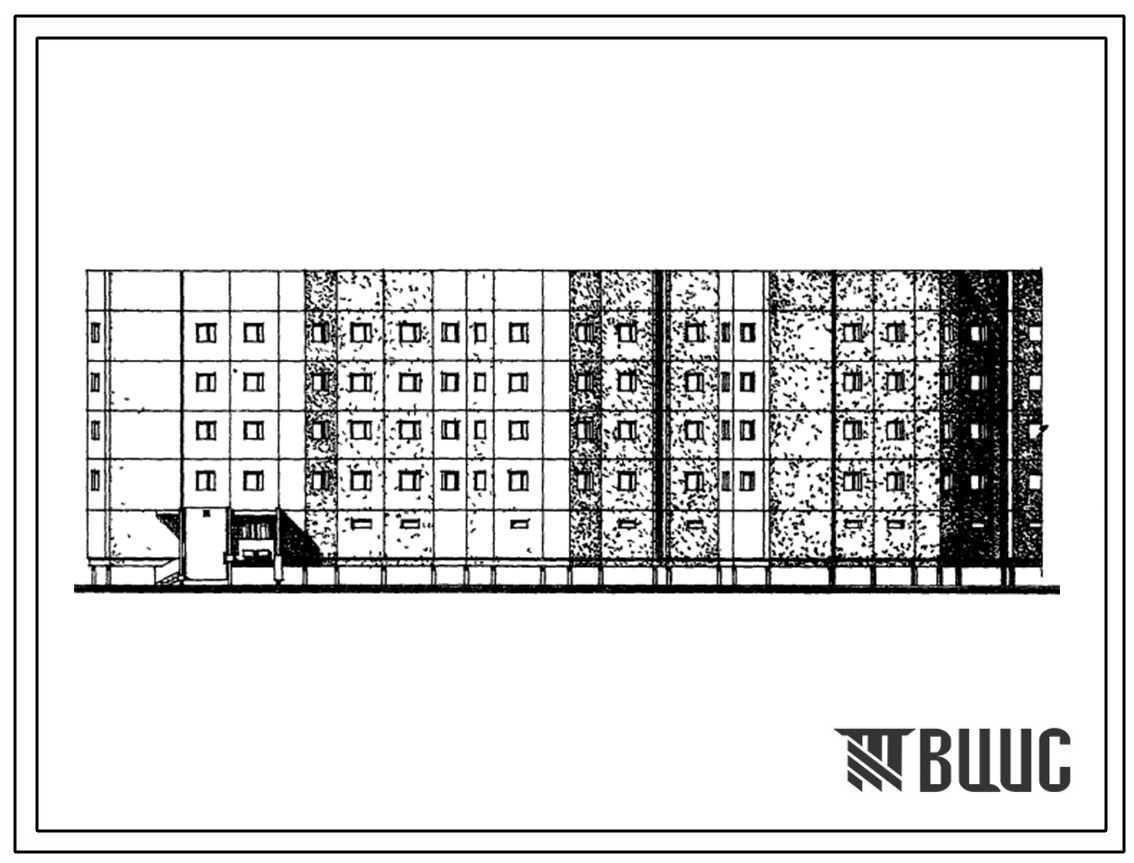 Типовой проект 122-039см.83 Пятиэтажные жилые блоки широтной ориентации.