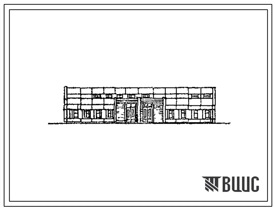Типовой проект 52953-84 (04-80-КП) Столовая солдатская двухсменная на 750/1500 мест/обедов в каркасно-панельных конструкциях серии ИИ-04