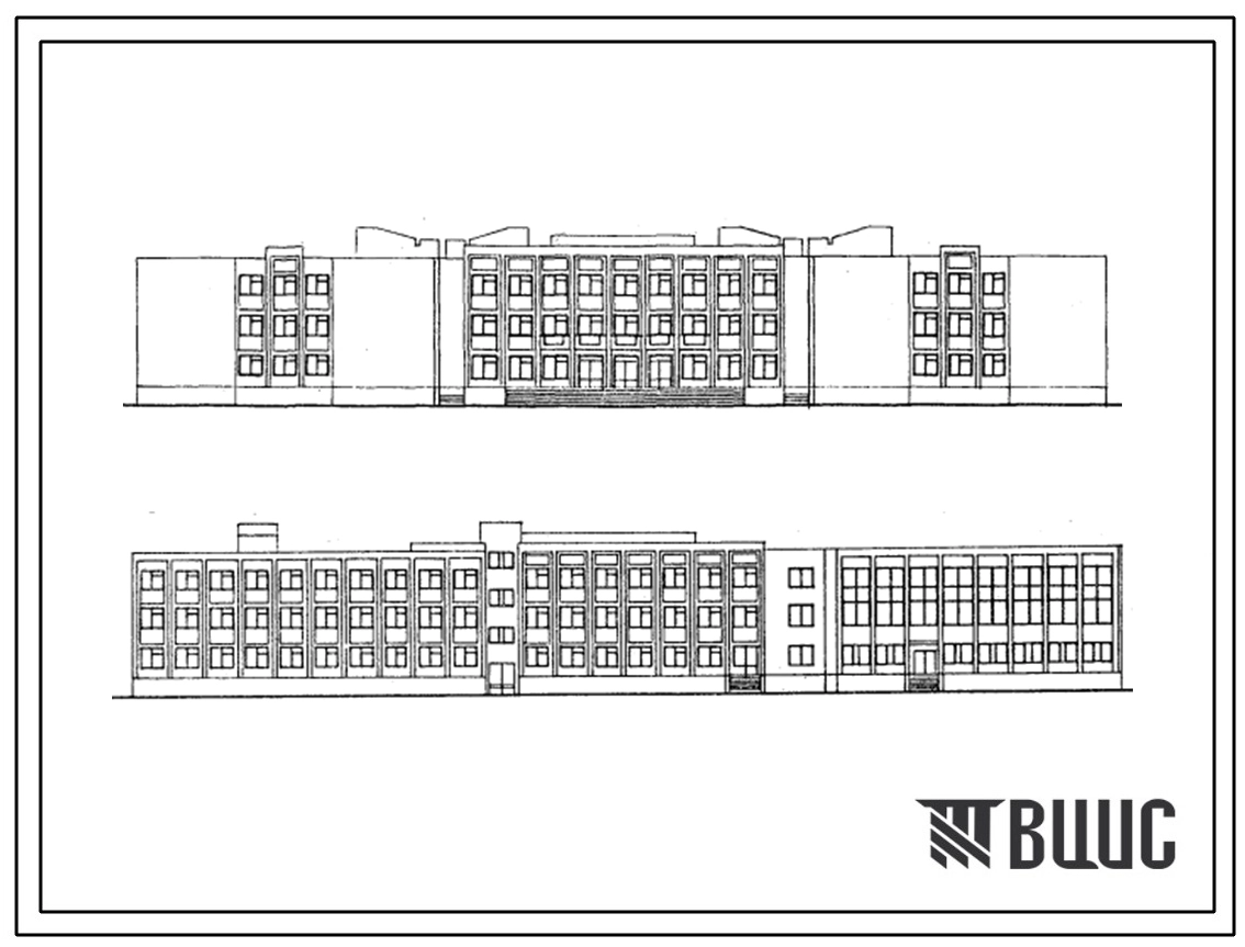 Типовой проект 224-01-605пв.88 Средняя школа на 33 класса (1266 учащихся)