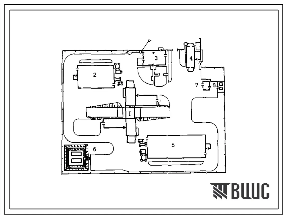 Типовой проект 812-01-84.86 Пункт обработки и хранения семян зерновых культур мощностью 2500 т в сезон с 2 линиями ( для зон с влажностью семян до 26%)