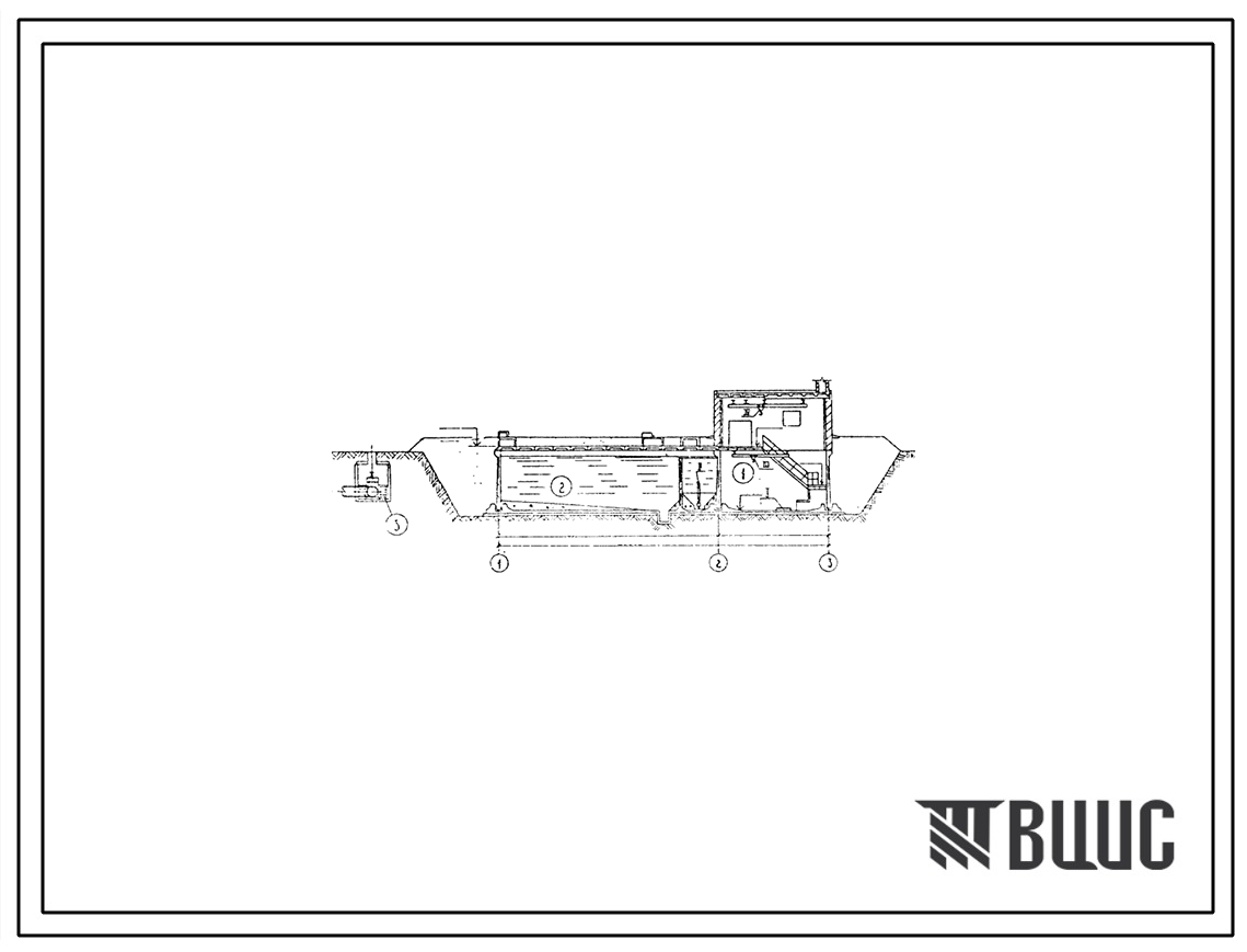 Типовой проект 901-3-159 Сооружения для повторного использования воды после промывки фильтров для станции очистки воды поверхностных источников с содержанием взвешенных веществ до 2500 мг/л производительностью 80–125 тыс. м3/сут