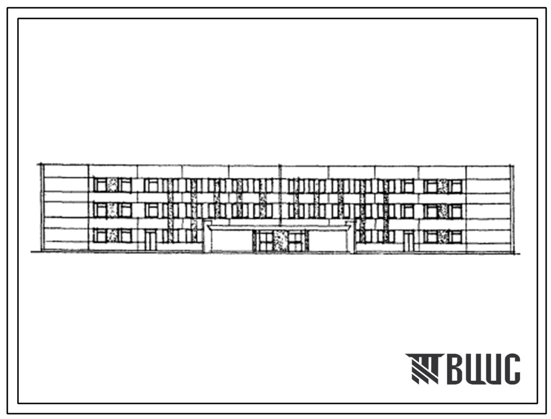 Типовой проект 232-1-124с.83 Универсальный учебный и общественно-бытовой корпус для ПТУ и техникума на 960 учащихся (в конструкциях серии ИИС-04). Для строительства в 4 климатическом районе сейсмичностью 7,8,9 баллов.