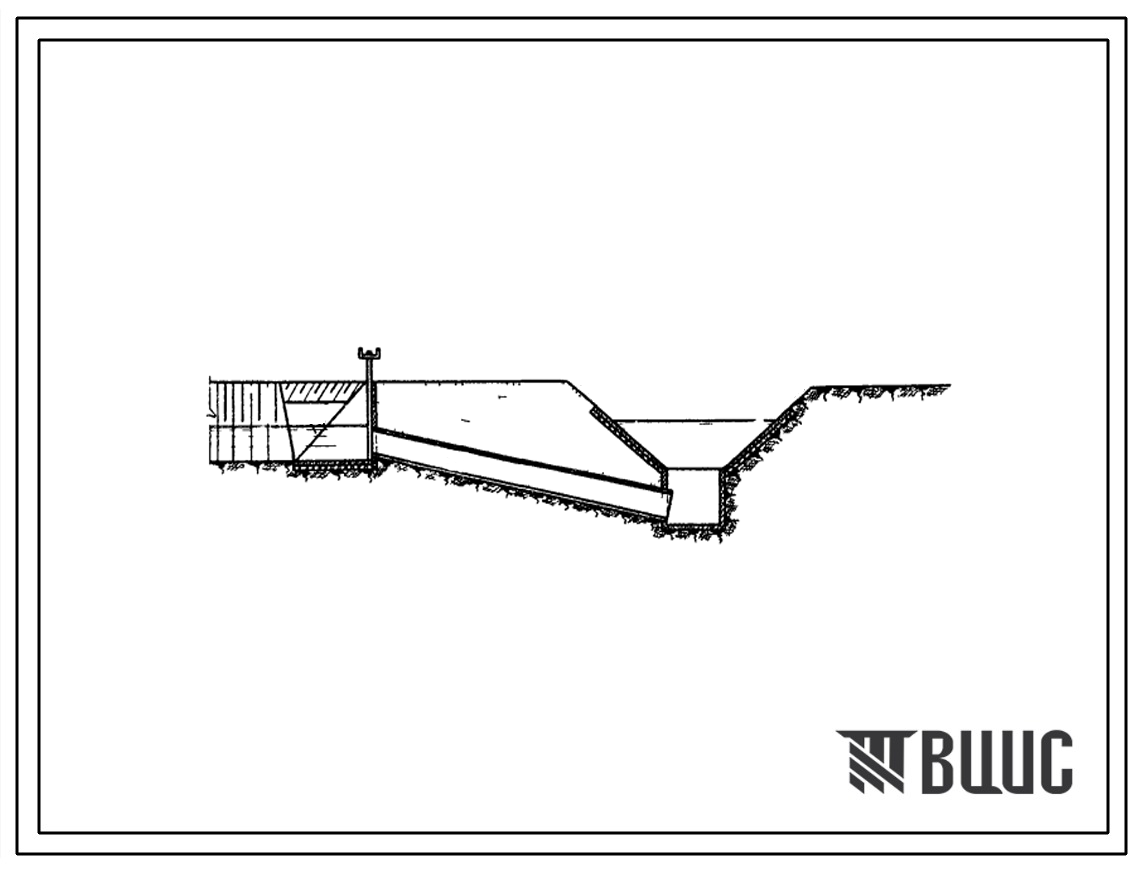 Типовой проект 820-24 Регуляторы трубчатые на сборной сети с перепадом до 2 м и на расход от 0,1 до 1,3 м3/сек.