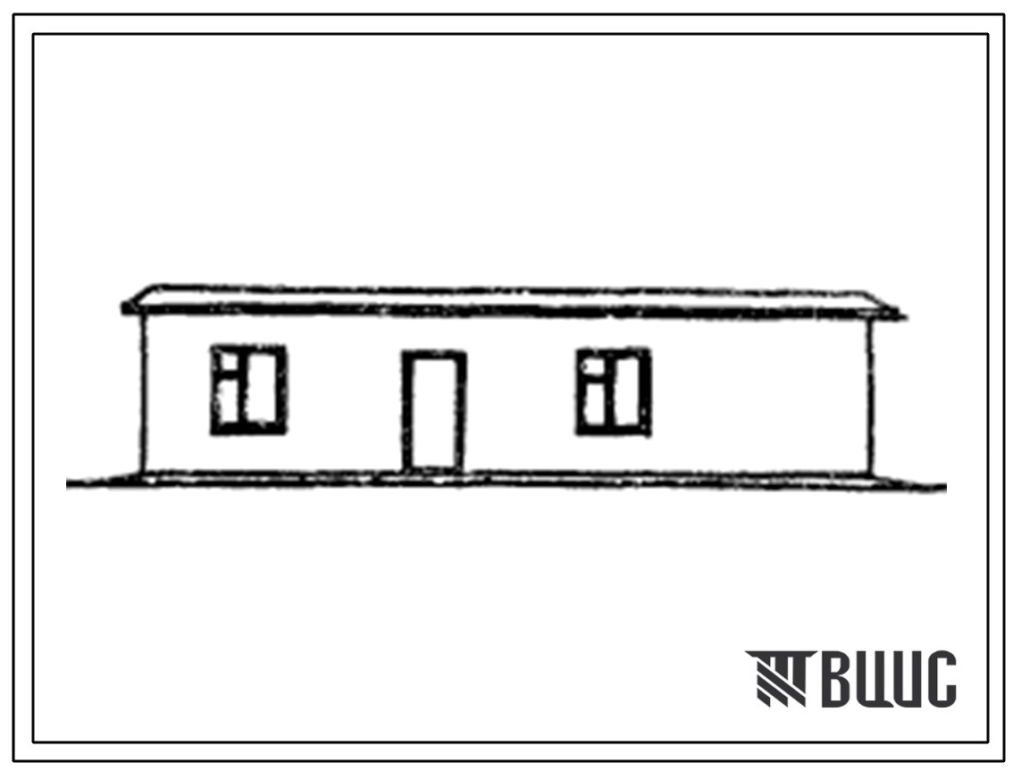 Типовой проект 808-1-9с.13.87 Здание бытовых помещений площадки для сушки 35 т хлопка в полевых условиях с навесом и бытовыми помещениями. Для Таджикской ССР