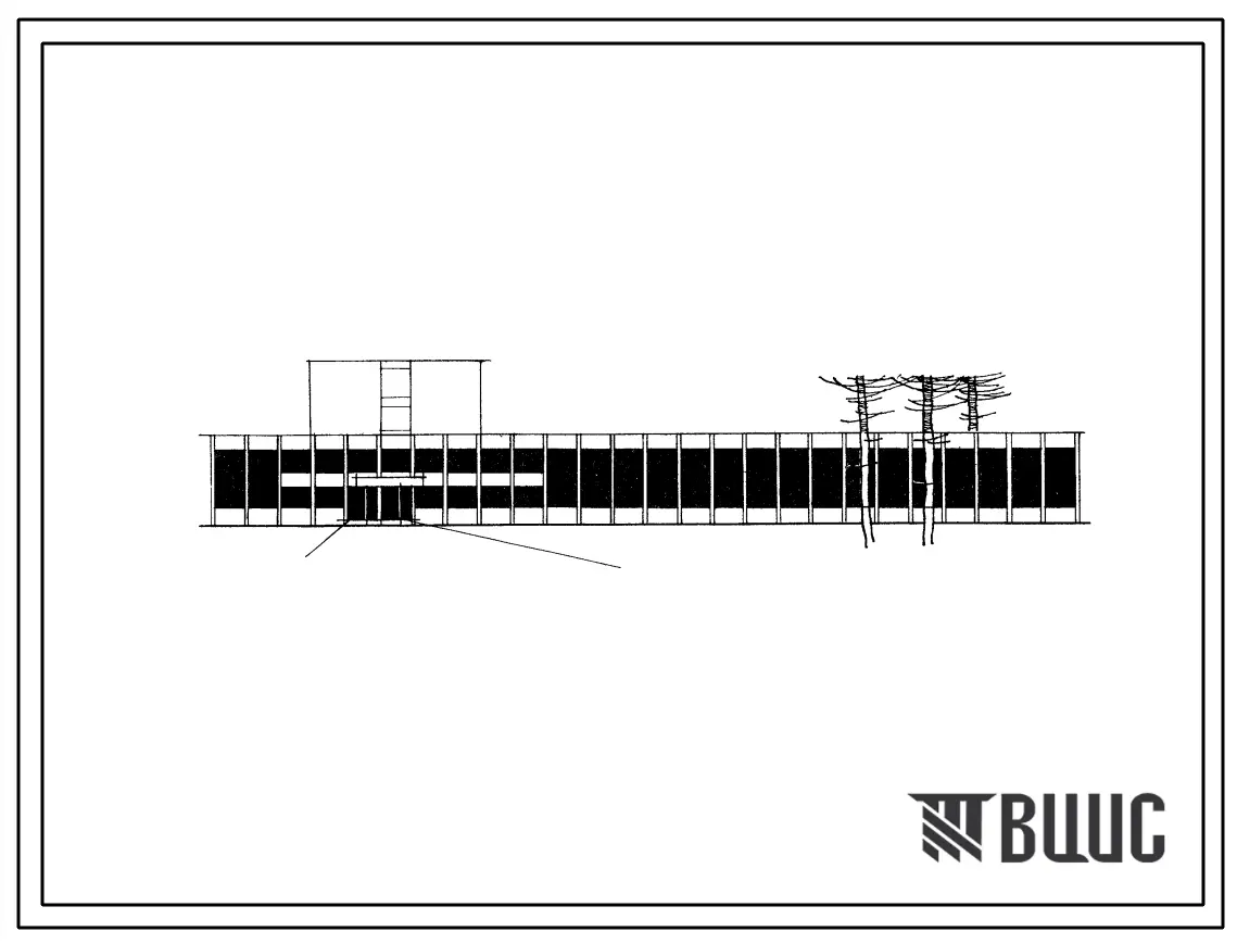Типовой проект 234-1-3 Учебный комбинат по подготовке рабочих строительных и монтажных профессий с годовым выпуском 1500 человек (со стенами из кирпича). Для строительства во II и III строительно-климатических зонах.