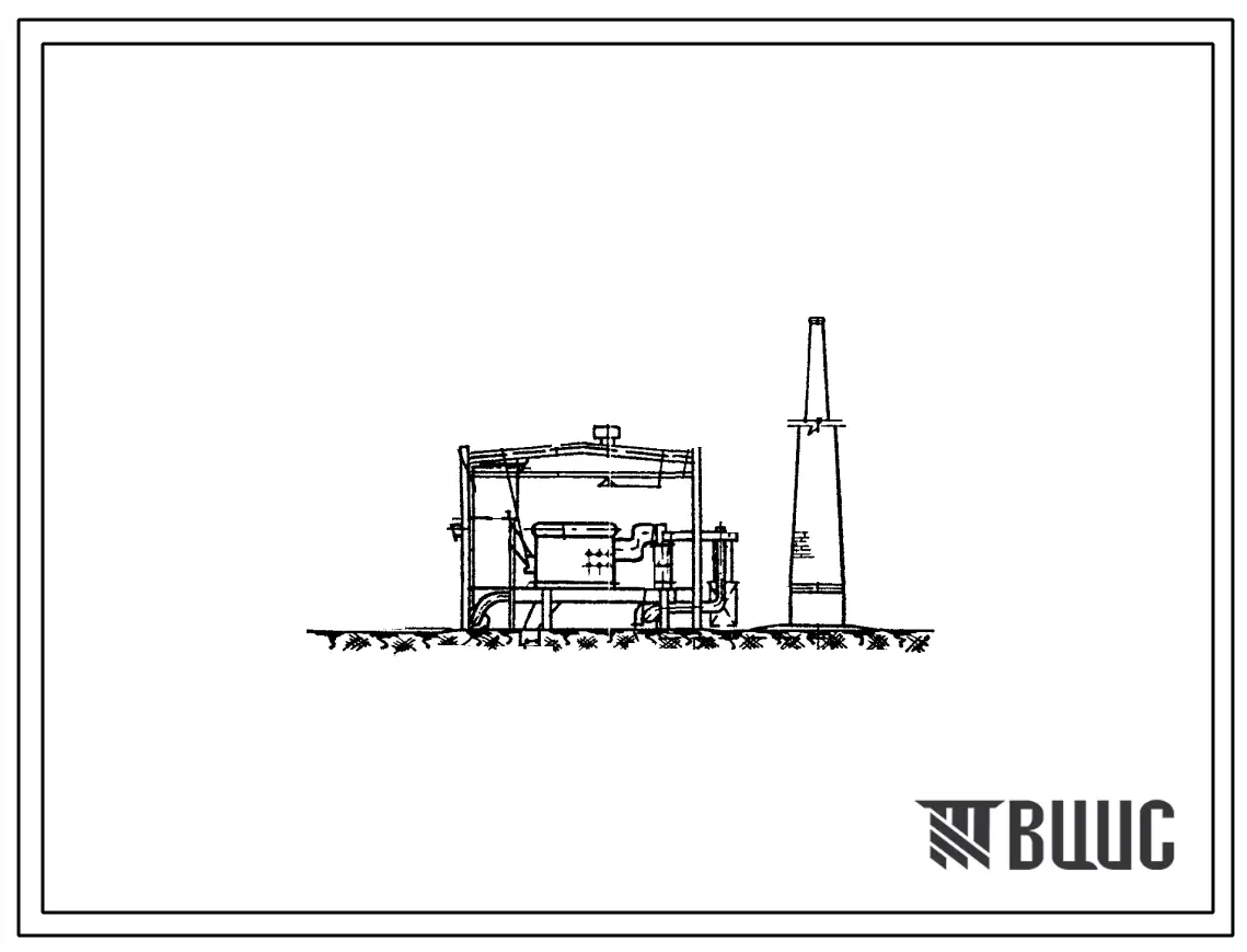 Типовой проект 903-1-50 Котельная с тремя котлами ДКВР-4-13 (закрытого типа). Топливо-антрацит, каменные и бурые угли. Теплоноситель вода.