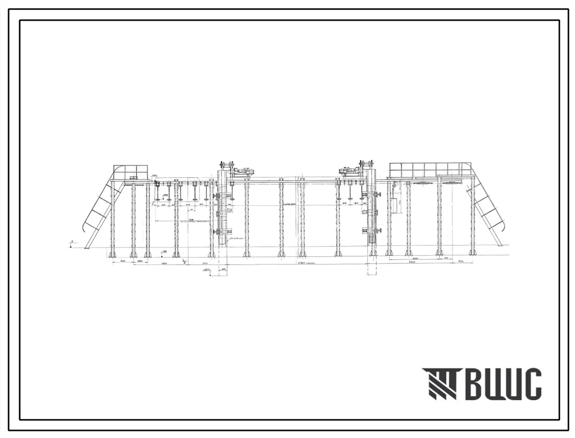 Проект 10083 Печь термическая с подвесным конвейером для отжига на газе