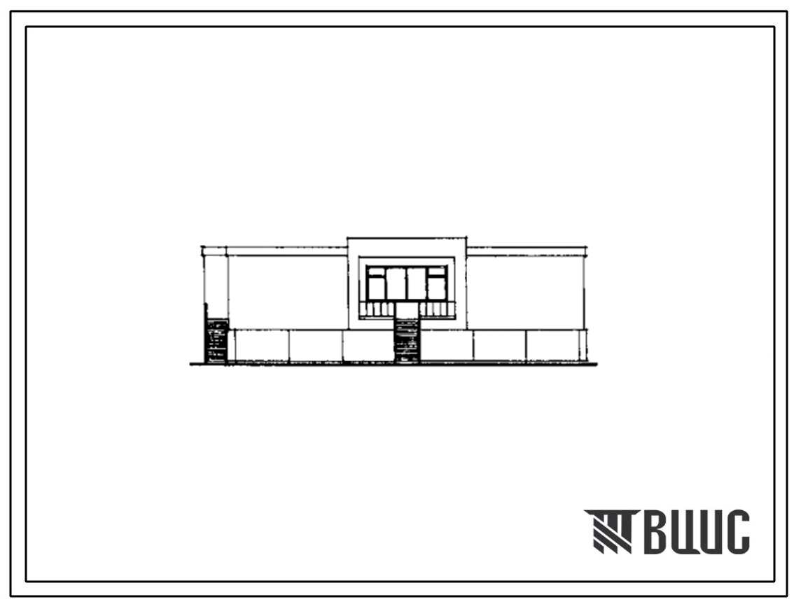 Типовой проект 224-1-428м.84 Школа на 4 класса (80 учащихся). Грунты вечномерзлые. Здание одноэтажное. Стены из кирпича.