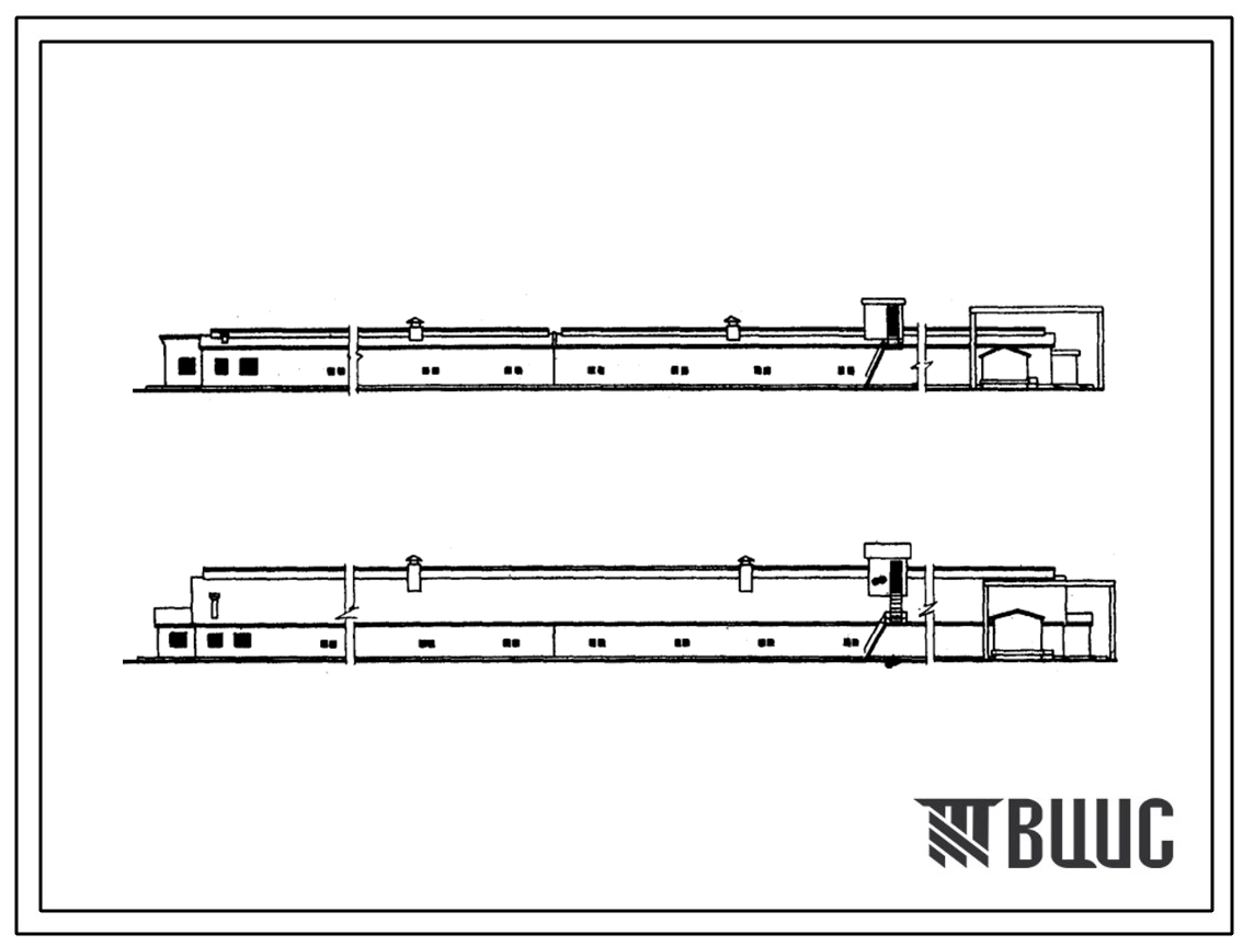 Типовой проект 805-84 Птичник на 8 тыс. кур промышленного стада с содержанием на глубокой подстилке.