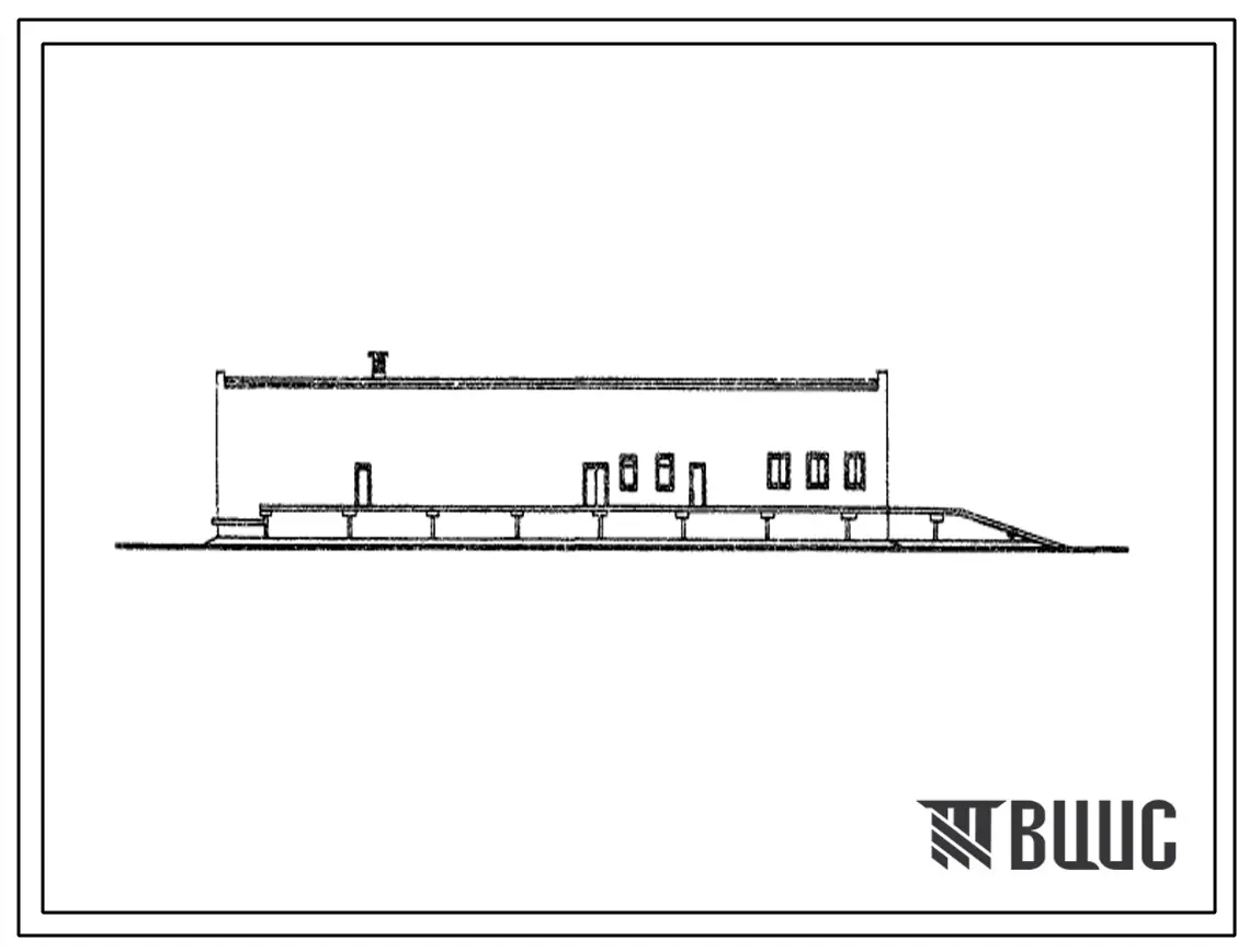 Типовой проект 813-158см Комбинированное хранилище для картофеля овощей емкостью 200 т в блоке с холодильником общего назначения емкостью 25 т для строительства в районе БАМ