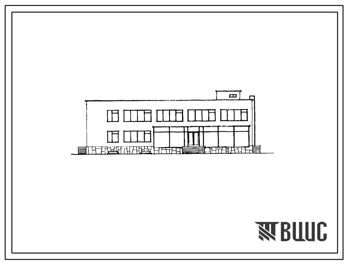 Типовой проект 284-1-29 Комбинат бытового обслуживания мощностью 170 тыс. руб. в год для района с количеством сельских жителей 35 тыс. человек. Для строительства во 2 и 3 строительно-климатических зонах.