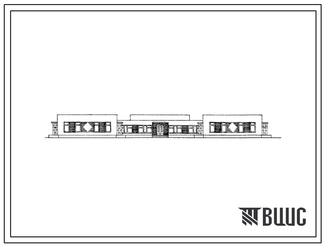 Типовой проект 214-2-109 Детские ясли-сад на 50 мест с увеличением количества мест на летний период до 95 для строительства в 4А и 4Г климатических подрайонах