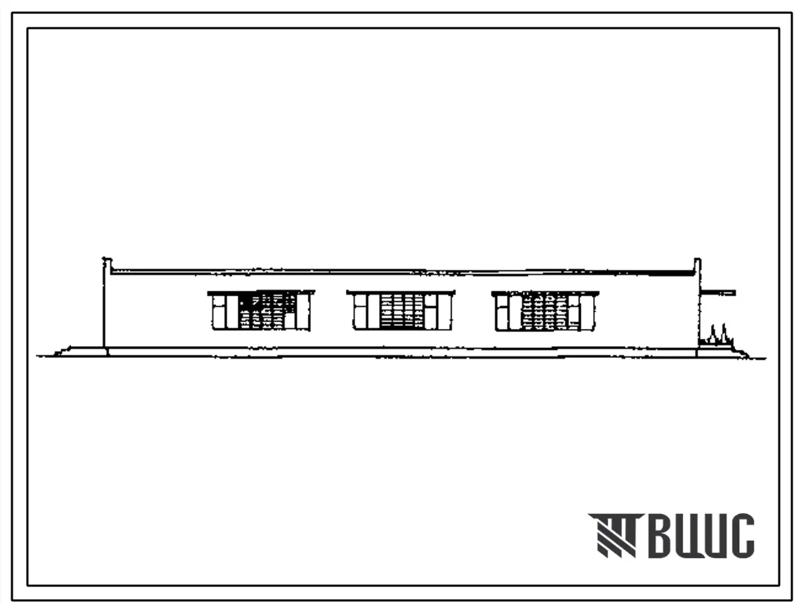 Типовой проект 416-4-139.91 Бытовое здание для станционных рабочих на 50 человек