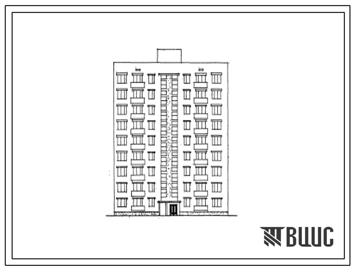 Типовой проект 87-037 Девятиэтажная унифицированная блок-секция на 36 квартир. Для строительства в Украинской ССР и других районах 2 и 3 строительно-климатических зонах, с просадочными грунтами и подрабатываемыми выработками.