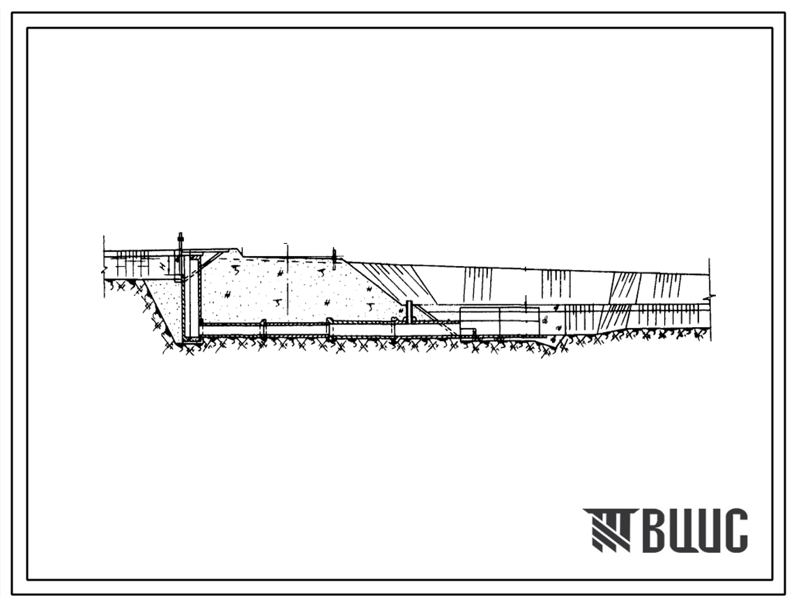 Типовой проект 820-116 Шахтные перепады регуляторы с переездом из сборного железобетона на расход до 5 м3/сек. с падением до 4 м.