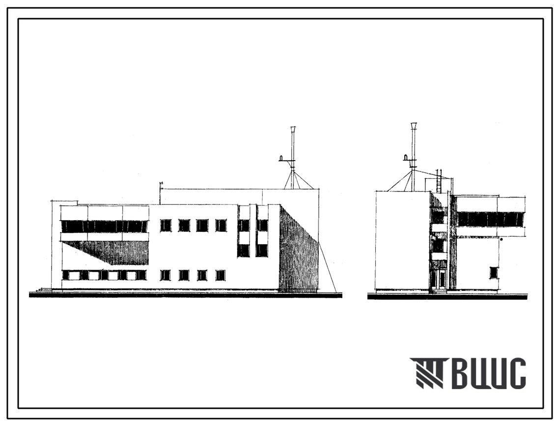 Типовой проект 501-311 Пост горочной автоматической централизации (ГАЦ) и автоматического роспуска составов (АРС) (зеркальное изображение)
