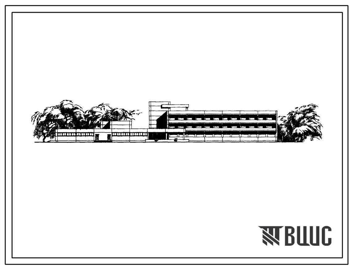 Типовой проект 282-5-47 Главный корпус для кемпинга на 500 мест. Для строительства в IВ климатическом подрайоне, II и III климатических районах.