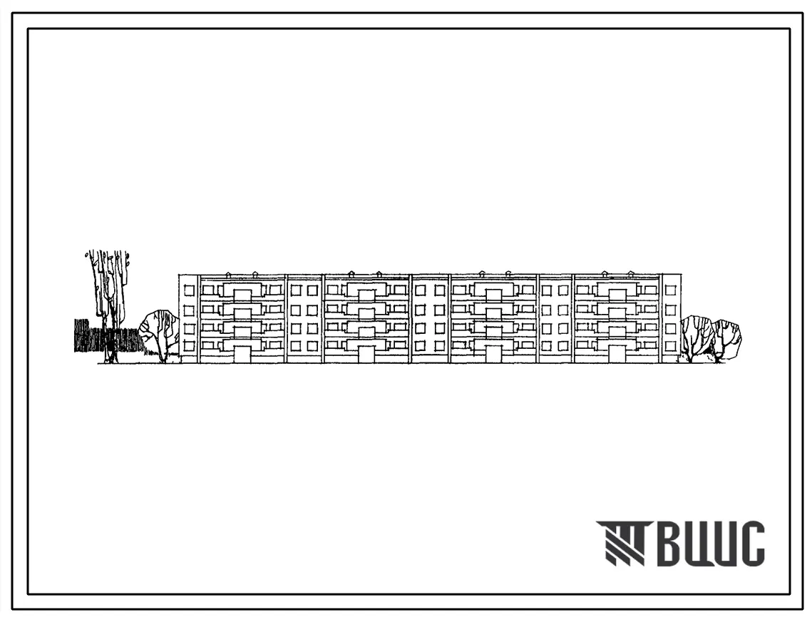 Типовой проект 114-77-4П Четырехсекционный четырехэтажный дом на 32 квартиры (четырехкомнатных-16, пятикомнатных-16). Для строительства в 4 строительно-климатической зоне, на просадочных грунтах 2 типа.