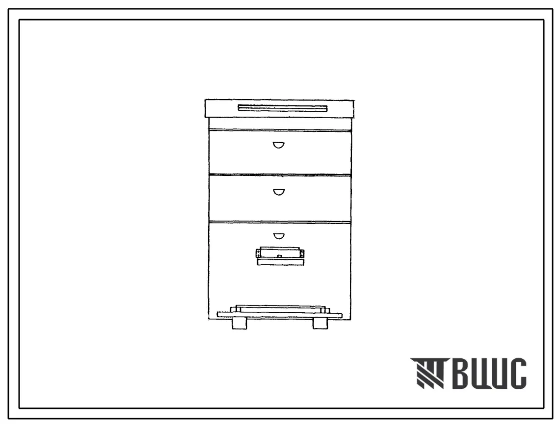 Типовой проект 808-5-14 Улей однокорпусный с двумя магазинами