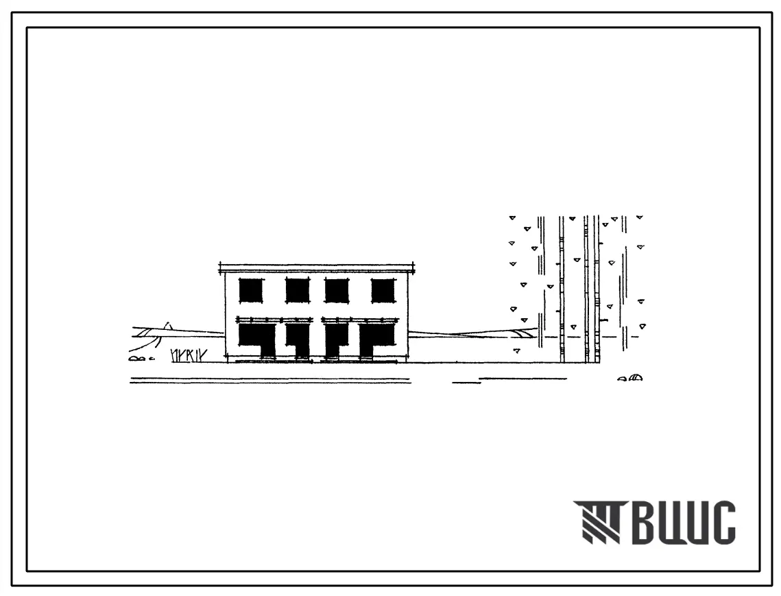 Типовой проект 144-32-38 2-этажный 2-квартирный кирпичный жилой дом с 5 комнатными квартирами в двух уровнях.
