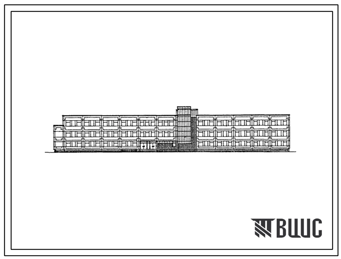 Типовой проект 232-01-166.88 Специализированное профтехучилище сельскохозяйственного профиля на 360 учащихся. Здание двух-, трехэтажное. Каркас по серии 1.020-1/83. Стены из однослойных керамзитобетонных панелей по серии 1.030.1-1.