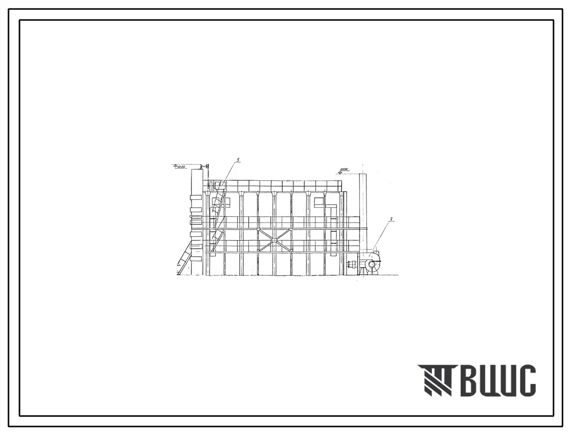 Проект 57719 Печь с выкатным подом размерами 4,5х12,0х4,0 м