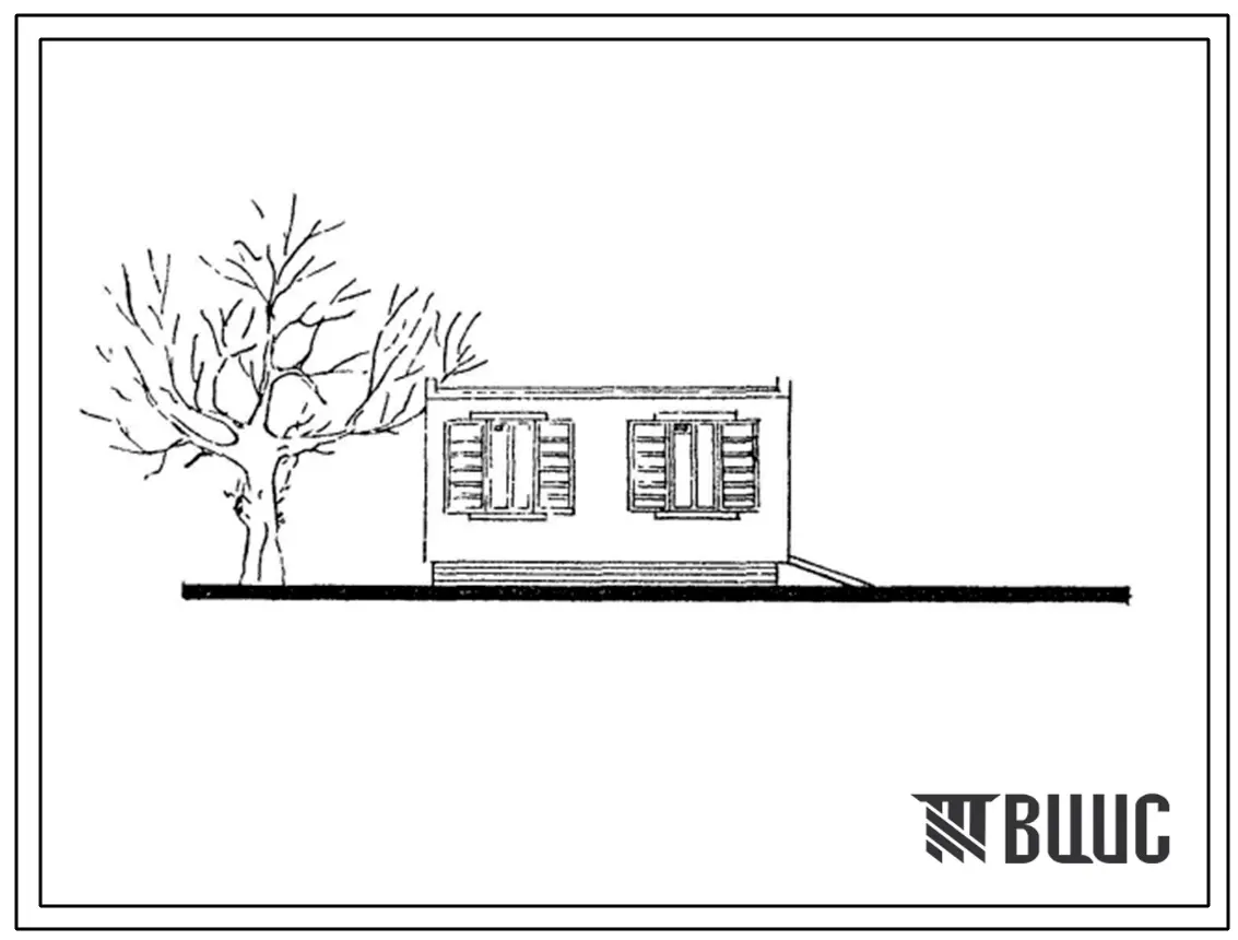 Типовой проект 420-04-22 Душевая с гардеробной на 8 человек .Временные здания и сооружения контейнерного типа с деревянным каркасом и стальной опорной рамой, размещаемые в УТС серии 420-04.
